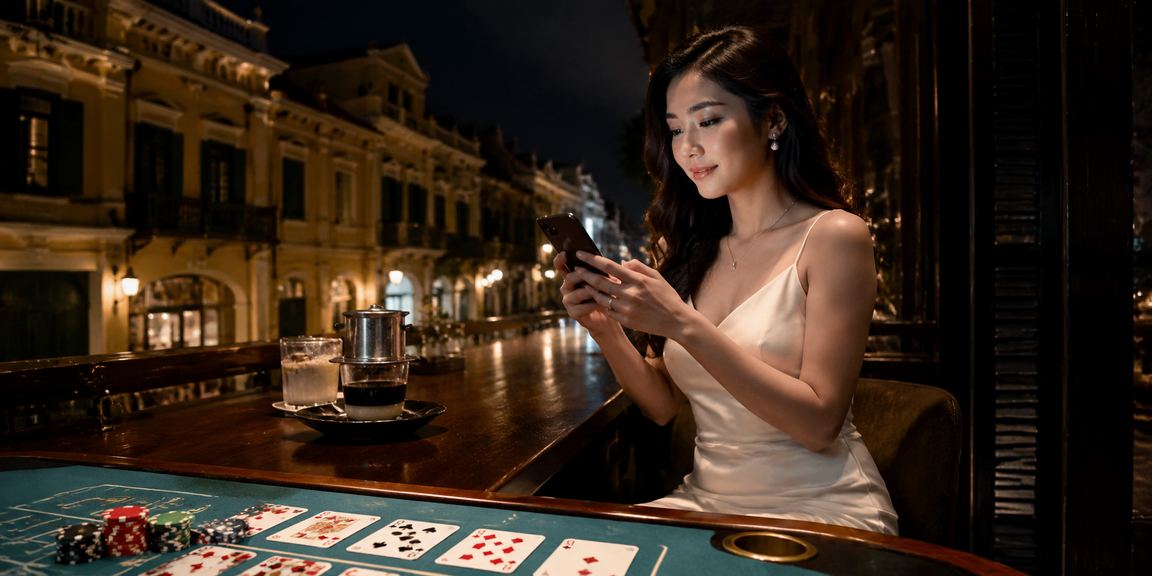 Chơi Baccarat trực tuyến tại Hà Nội bên tách cà phê Việt